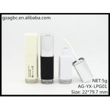 New Arrival Plastic Quadrate Lip Gloss Tube AG-YX-LPG01, AGPM Cosmetic Packaging , Custom Colors/Logo